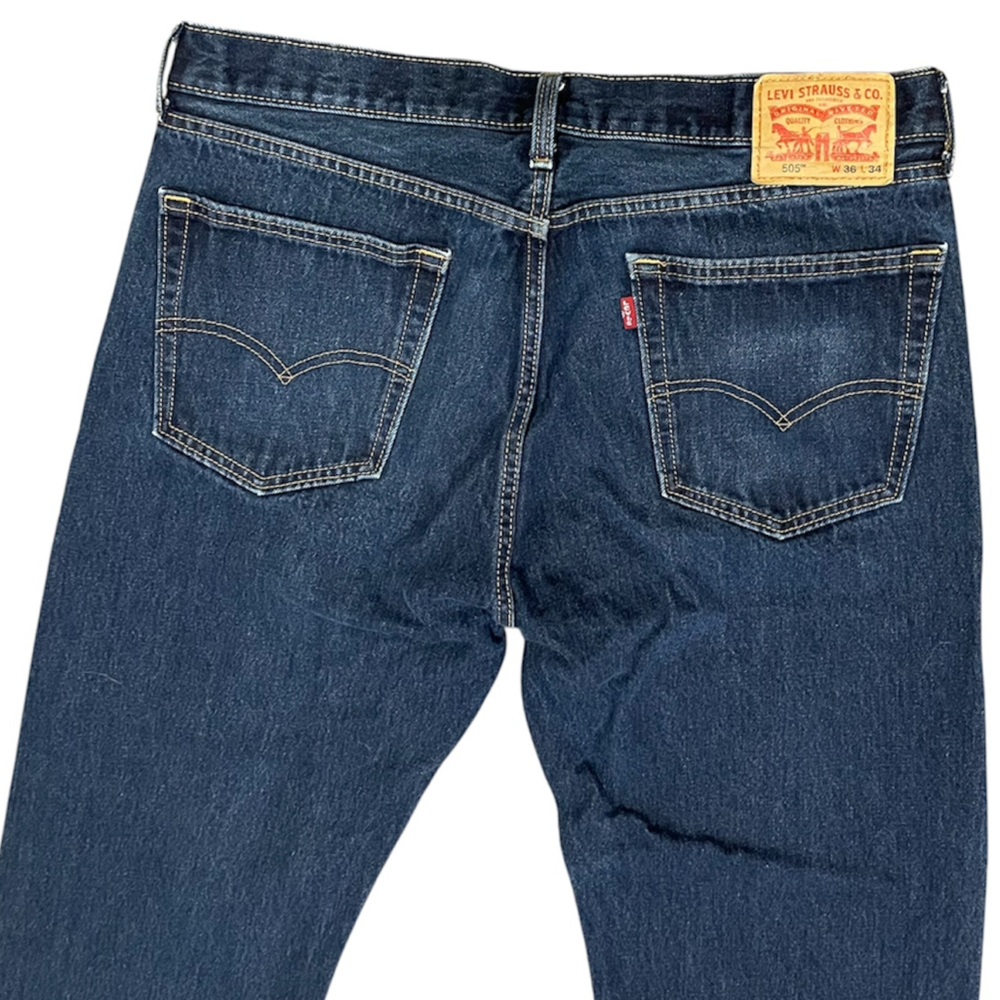 Levi’s 505 Men’s Size 36 Waist, 34 Length - Picture 7 of 8